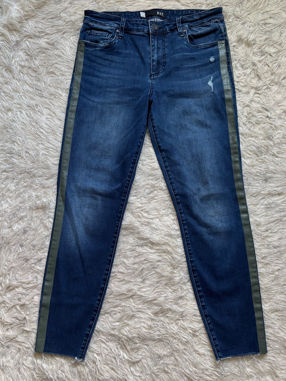 Kut From The Kloth Blue Women’s Connie High Rise Ankle Skinny Jeans Size 8